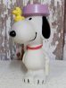画像1: ct-160601-23 Snoopy / 80's Vinyl Squeak Toy "Snoopy & Woodstock" (1)