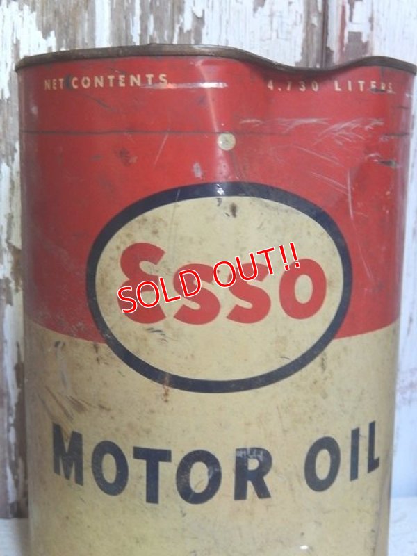 画像2: dp-160601-07 Esso / 60's Motor Oil Can