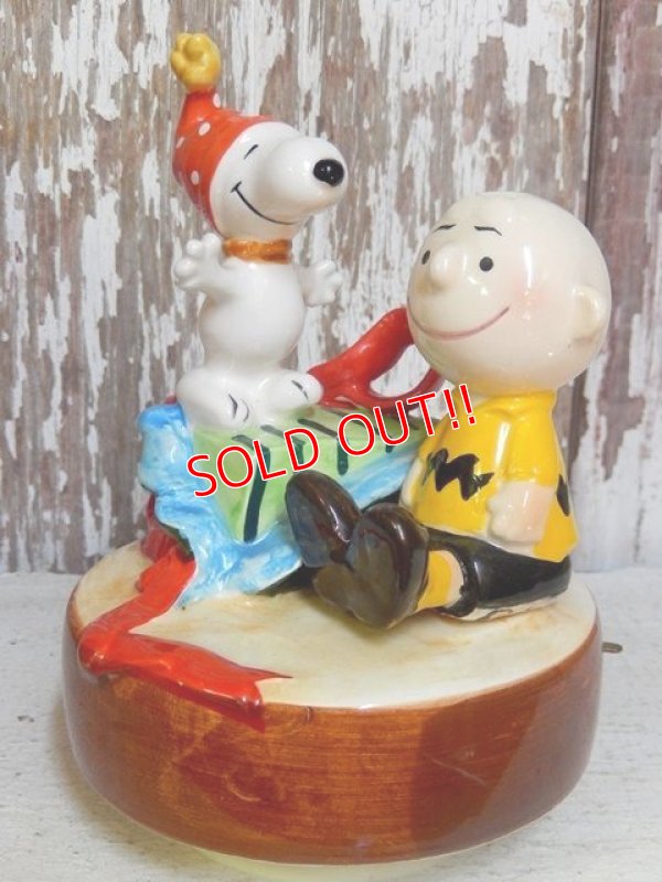 画像1: ct-160603-21 Snoopy & Charlie Brown / Schmid 80's Musical Box