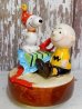 画像1: ct-160603-21 Snoopy & Charlie Brown / Schmid 80's Musical Box (1)