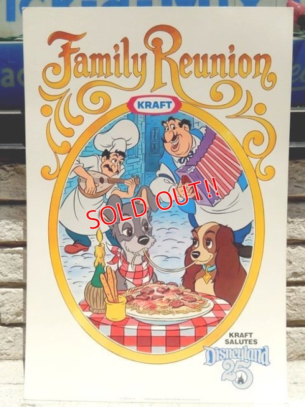 画像1: ct-160608-07 Lady and the Tramp / KRAFT 70's Family Reunion Poster