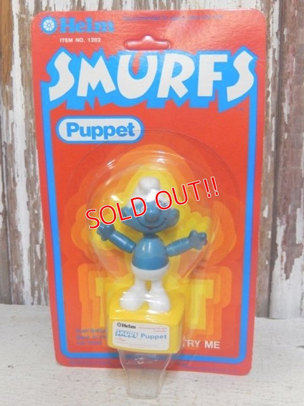 画像1: ct-160615-03 Smurf / Helm 80's Push Puppet