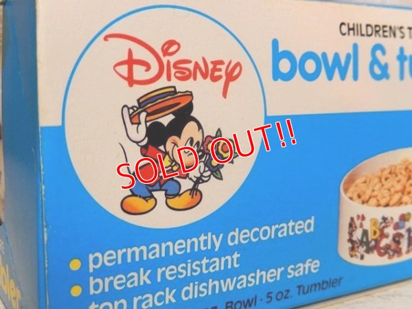 画像3: ct-160615-06 Walt Disney's / Eagle 80's Plastic Bowl Tumbler Set