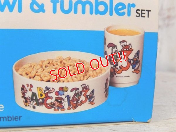 画像2: ct-160615-06 Walt Disney's / Eagle 80's Plastic Bowl Tumbler Set