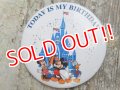 ct-160615-23 Disneyland / Today is My Birthday Pinback