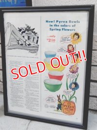 ad-160615-01 Pyrex / 60's-70's AD