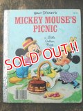 bk-160615-19 Mickey Mouse's Picnic / 80's Little Golden Book