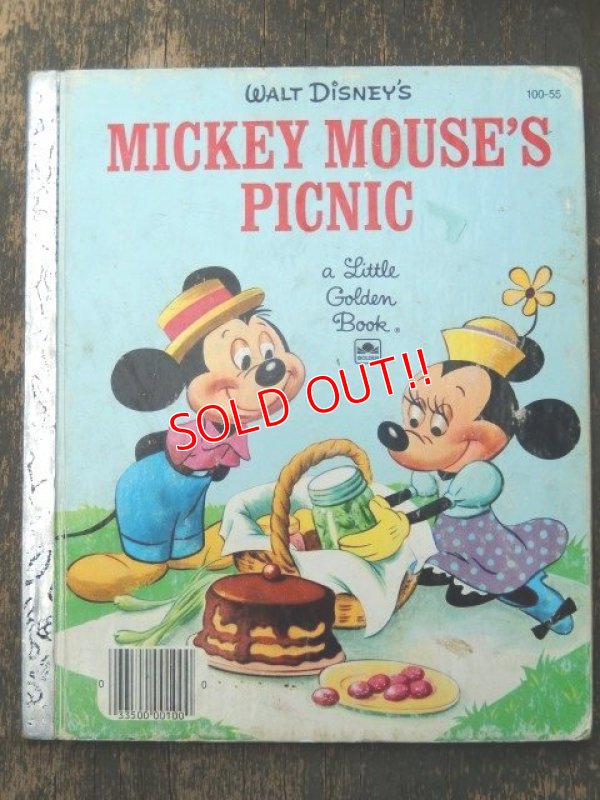 画像1: bk-160615-19 Mickey Mouse's Picnic / 80's Little Golden Book