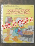 bk-160615-20 Donald Duck and the One Bear / 70's Little Golden Book
