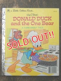 bk-160615-20 Donald Duck and the One Bear / 70's Little Golden Book