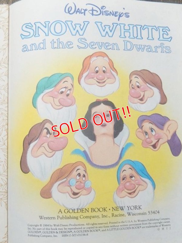 画像2: bk-160608-10 Snow White / 80's Little Golden Book