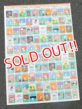 ct-160615-17 PEANUTS / 70's Uncut Trading Cards Poster