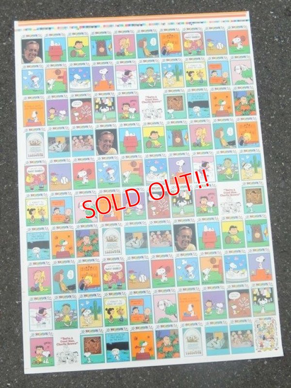 画像1: ct-160615-17 PEANUTS / 70's Uncut Trading Cards Poster