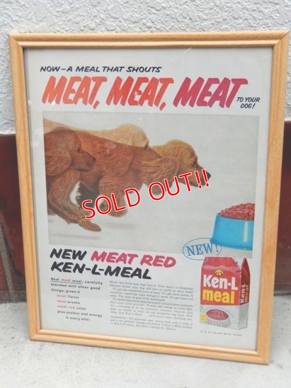 画像1: ad-160615-01 Ken-L-Meal / 50's AD