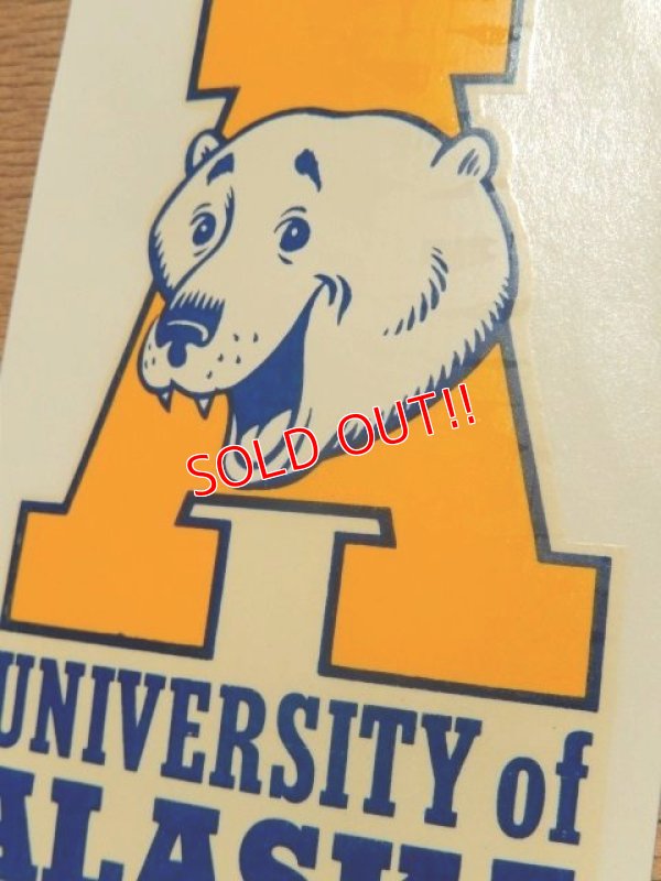 画像2: dp-160701-02 University of Alaska / Vintage Decal