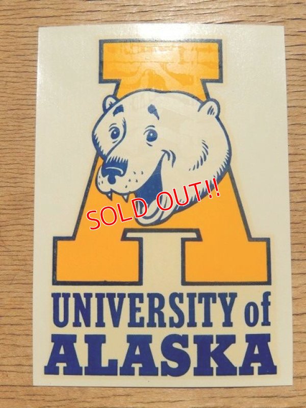 画像1: dp-160701-02 University of Alaska / Vintage Decal