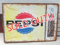 dp-160706-01 PEPSI / 60's W-side Metal Sign