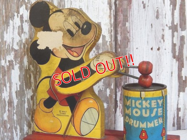画像4: ct-160615-31 Mickey Mouse / Fisher-Price Toys 1941 Drummer #476