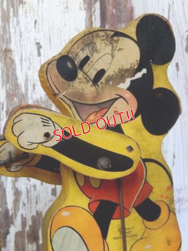 画像2: ct-160615-31 Mickey Mouse / Fisher-Price Toys 1941 Drummer #476