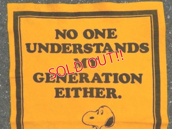 画像2: ct-160712-15 PEANUTS / 70's Banner "Snoopy"