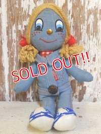 ct-160615-30 LEVI'S / 70's Denim Rag Doll Girl (S)