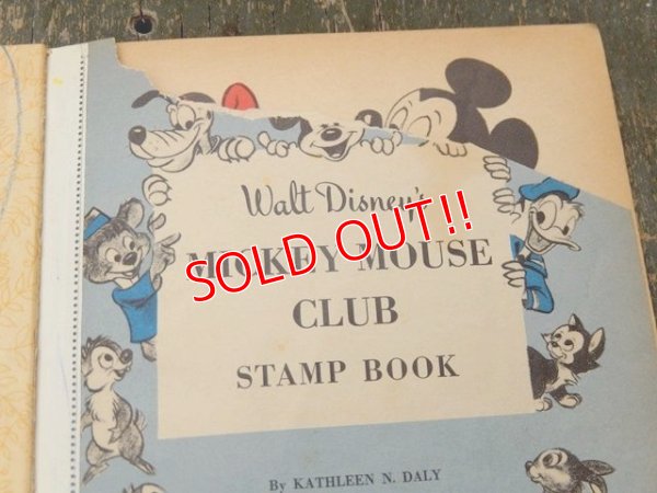画像3: bk-160706-14 Walt Disney's Mickey MouseClub / 50's Stamp Book