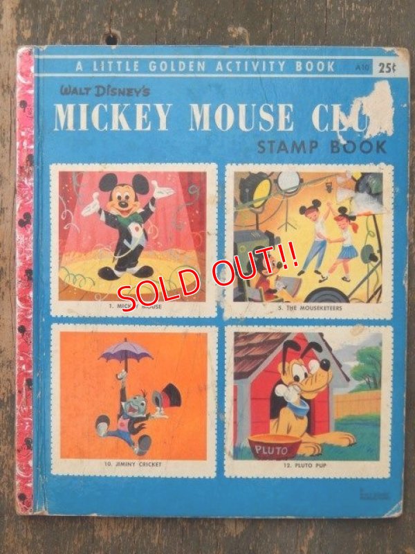 画像1: bk-160706-14 Walt Disney's Mickey MouseClub / 50's Stamp Book