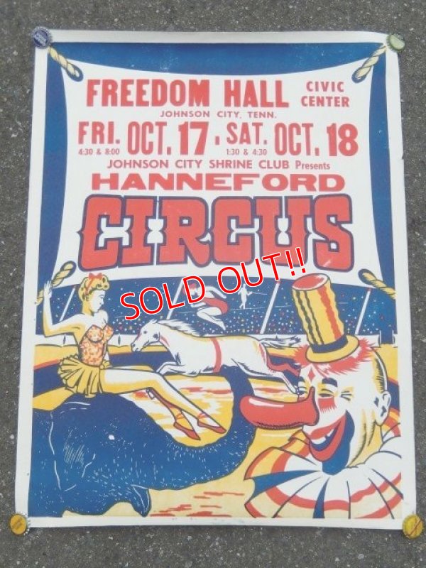 画像1: dp-130109-02 Vintage Circus Poster