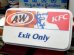 画像1: dp-160701-05 A&W / KFC 90's〜Drive Thru Sign (1)