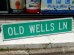 画像1: dp-160801-05 Road Sign / OLD WELLS LN (1)