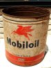 画像1: dp-160801-02 Mobiloil / 50's 5 gallon oil can (1)