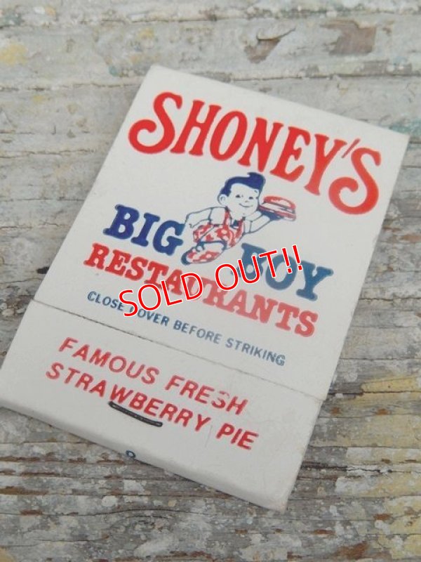 画像2: dp-160801-11 Shoney's BIG BOY / Vintage Match Book