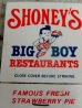 画像4: dp-160801-11 Shoney's BIG BOY / Vintage Match Book (4)