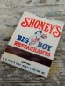 画像1: dp-160801-11 Shoney's BIG BOY / Vintage Match Book (1)