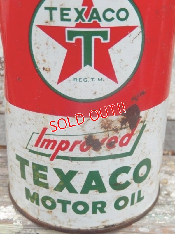 画像2: dp-160801-15 TEXACO / 40's 1QT Oil Can