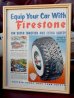 画像1: ad-160615-02 Firestone / Vintage AD (1)