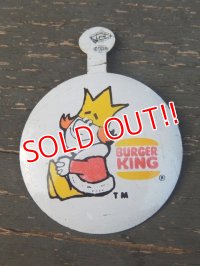 ct-160805-09 BURGER KING / The KING 70's Badge