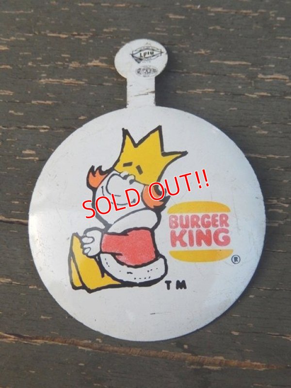 画像1: ct-160805-09 BURGER KING / The KING 70's Badge