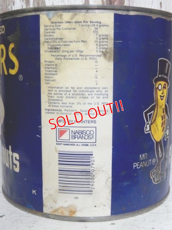 画像4: ct-160823-04 Planters / Mr.Peanuts 70's Spanish Peanuts Tin Can