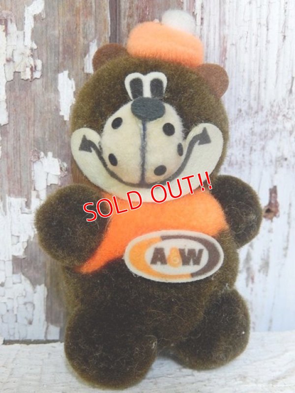 画像1: ct-160823-06 A&W / Great Root Bear 80's mini Plush
