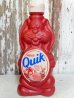 画像1: ct-160823-14 Nestlé / Quik Bunny 80's-90's Strawberry Syrup Bottle (1)