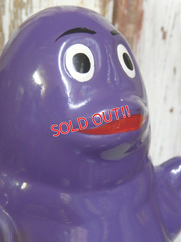 画像2: ct-160823-37 McDonald's / Grimace 80's Ceramic Coin Bank