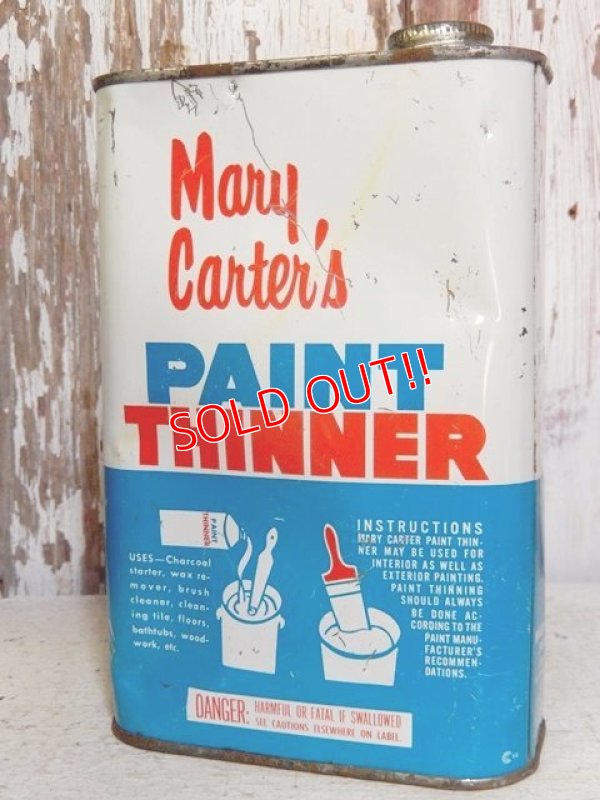 画像1: dp-160823-03 Mary Carter's Paint Thinner Can