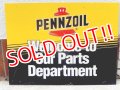 dp-160823-12 Pennzoil / 90's W-side Plastic Sign