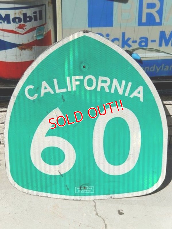 画像1: dp-160901-07 Road Sign CALIFORNIA 60