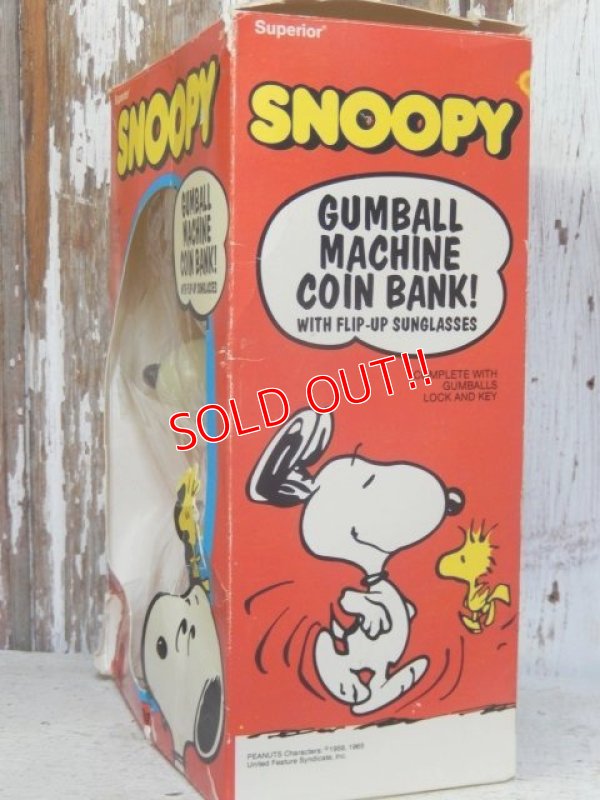 画像12: ct-160901-01 Snoopy / Superior 80's Gum Ball Machine