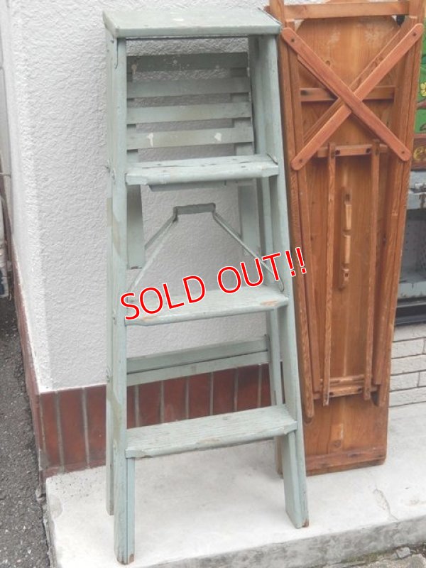 画像8: dp-160901-14 Vintage Wood Ladder
