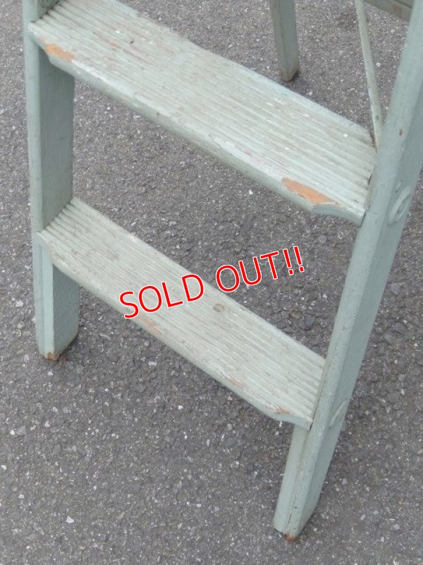 画像3: dp-160901-14 Vintage Wood Ladder