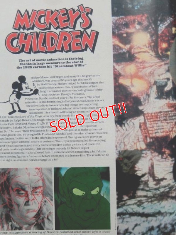 画像5: ct-160901-12 LIFE Magazine / November 1978 Mickey Mouse