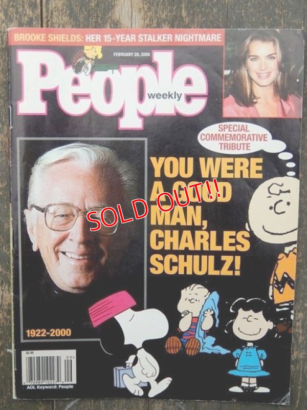 画像1: ct-160901-06 People Magazine / February 28,2000 PEANUTS